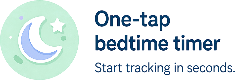 One-tap bedtime timer